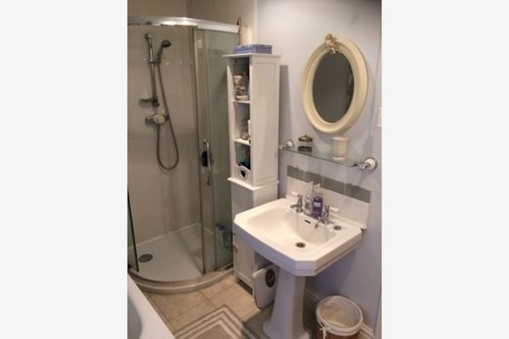 Access to a bath or a shower.