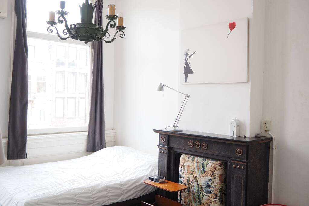 Private bedroom corner view