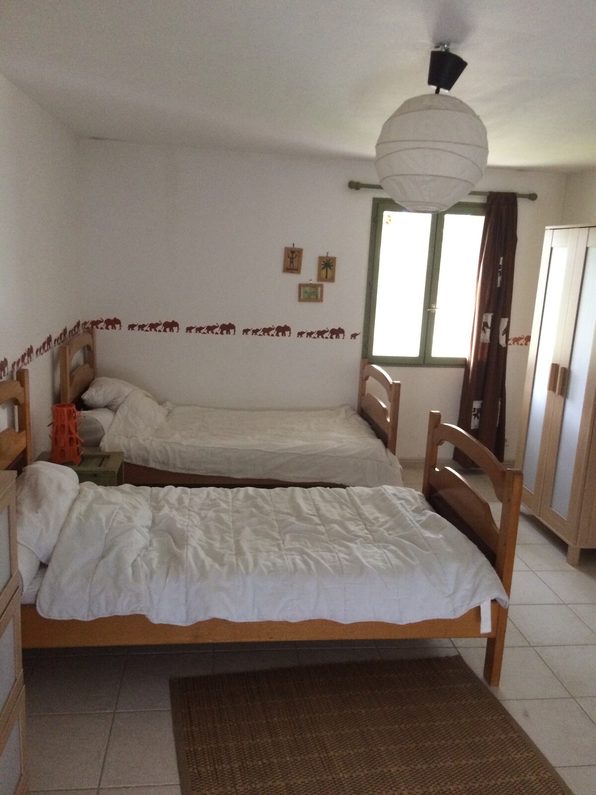 2 chambre 3lits de 90