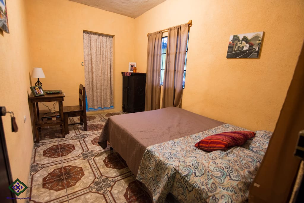 Room # 2 with private bathroom,work space and good WiFi.