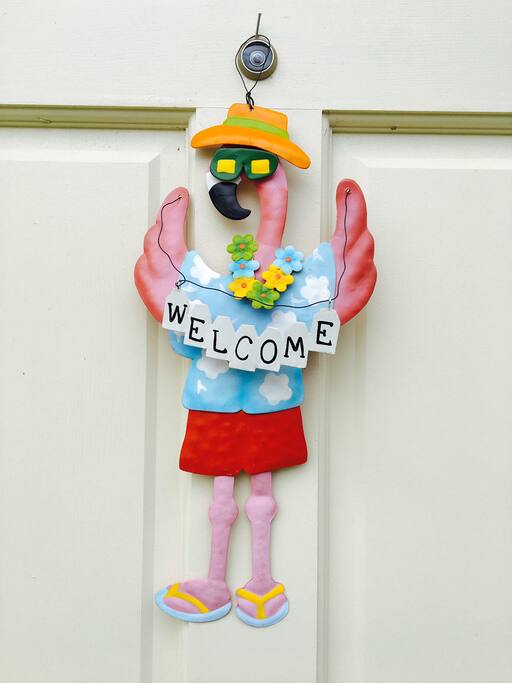 Our welcome sign - Where your adventures BEGIN!