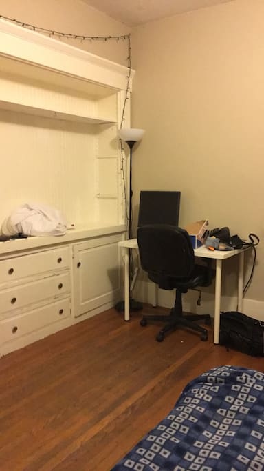 desk and office chair