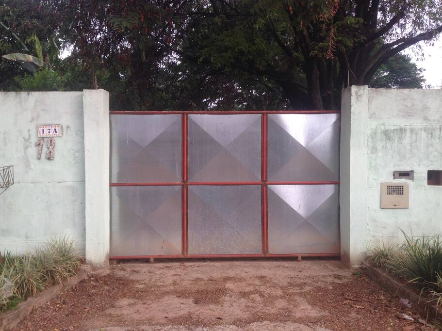 Entrada da chácara