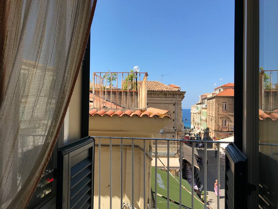 Vista dal balcone