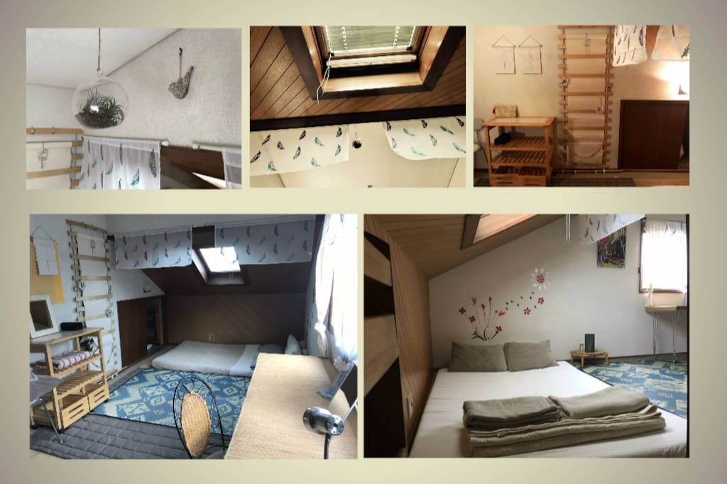 Private bedroom overview (details ahead)