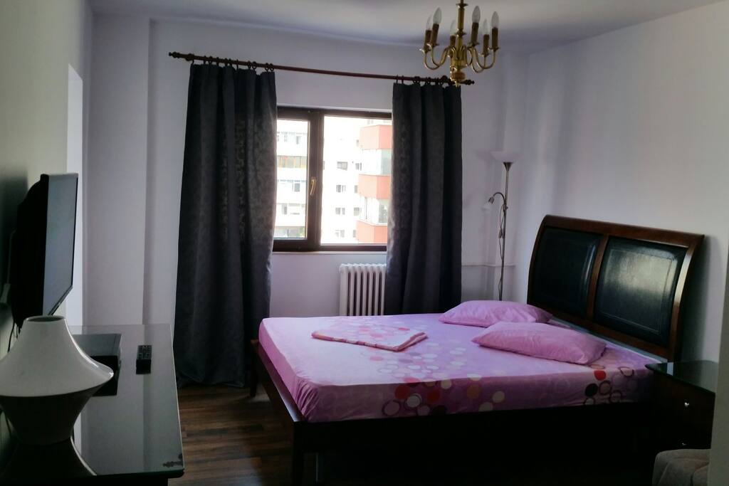 Real queen size bed with orthopedic matress