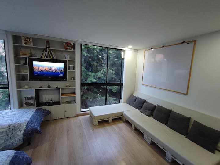 Loft In Historic Center, Wi-fi View And Culture. - Bogota