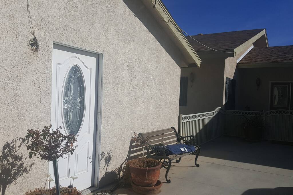 Cedar Pines private entrance