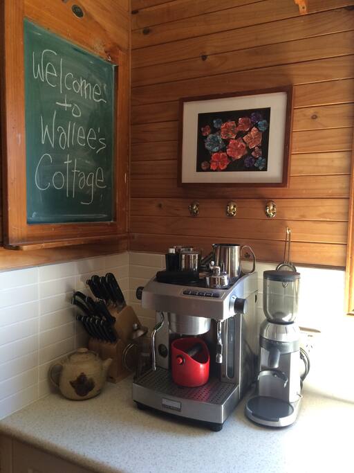 Help yourself to a coffee.