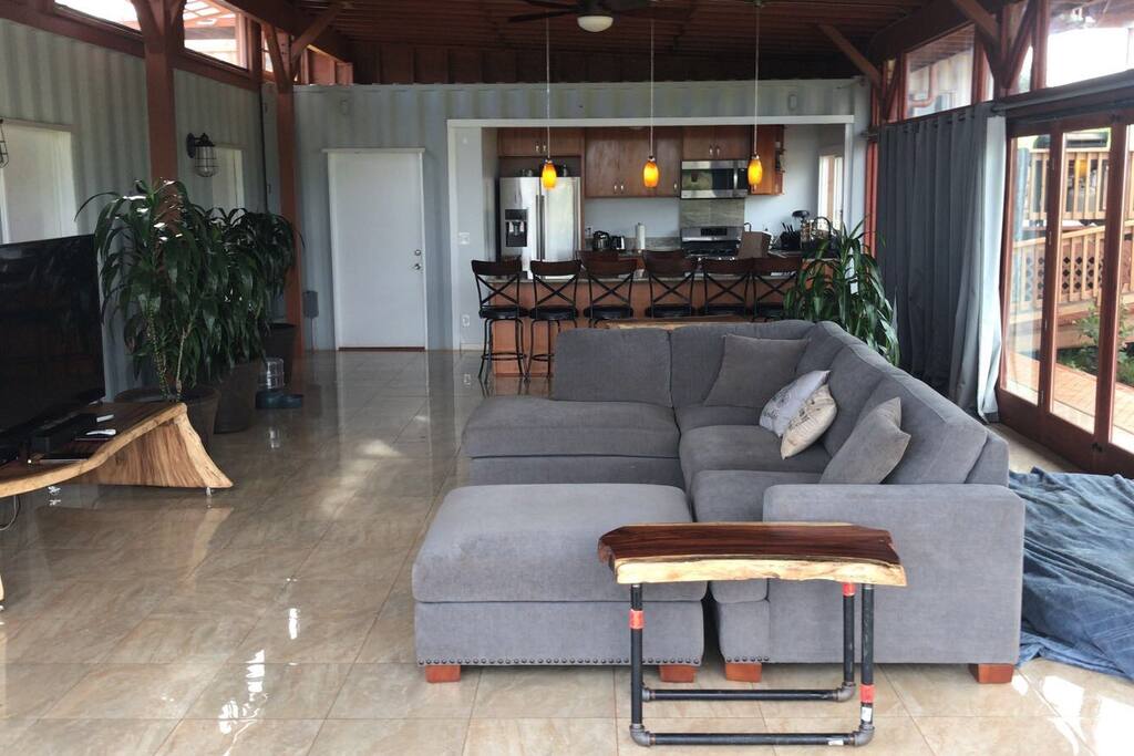 Open living space at Malu Malu