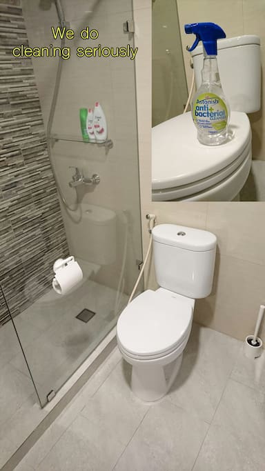clean toilet