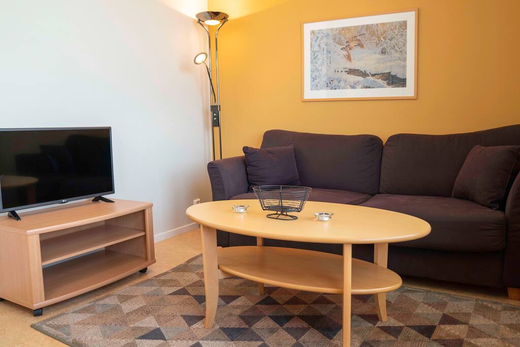 Livingroom in the two bed apartment