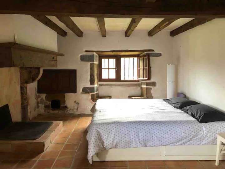 Habitación con chimenea 