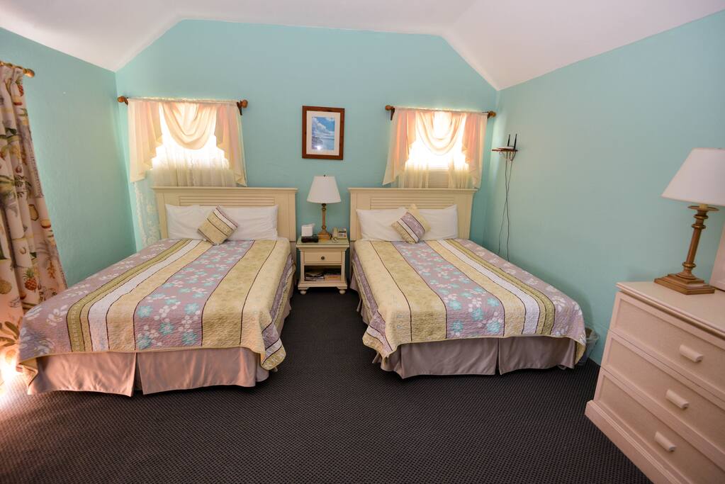 Large Bedroom with two beds