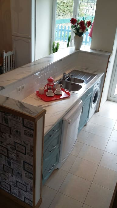 Modern Kitchen With All Essentials