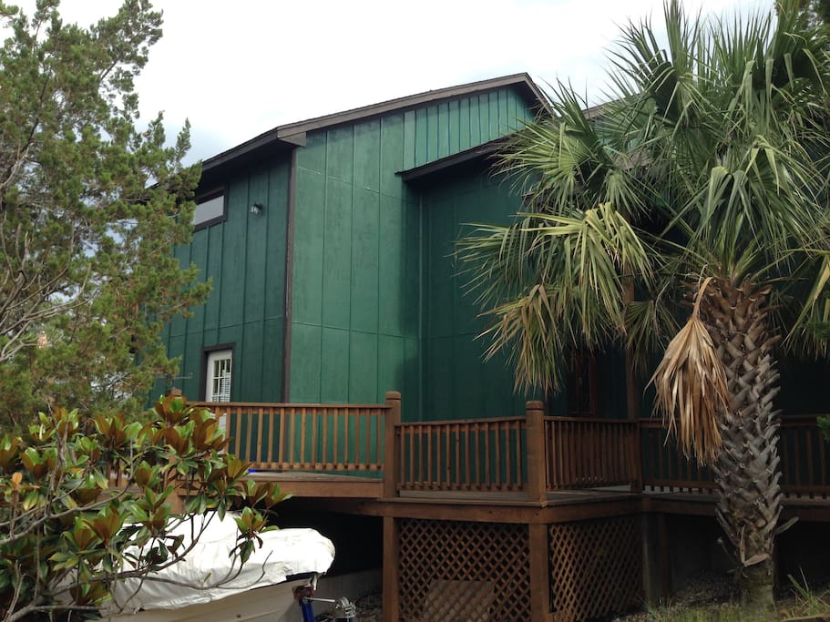 Side
view of the house