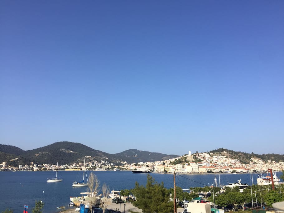 Poros Island, view from balcony.