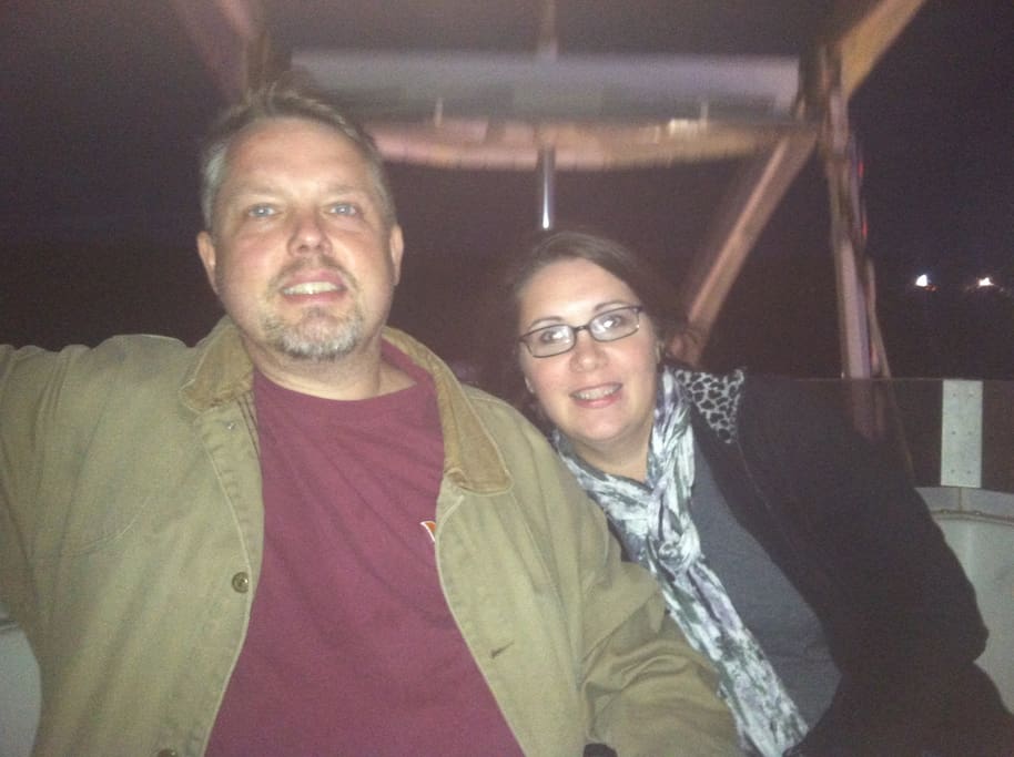 Your host and hostess, Sean and Tina.