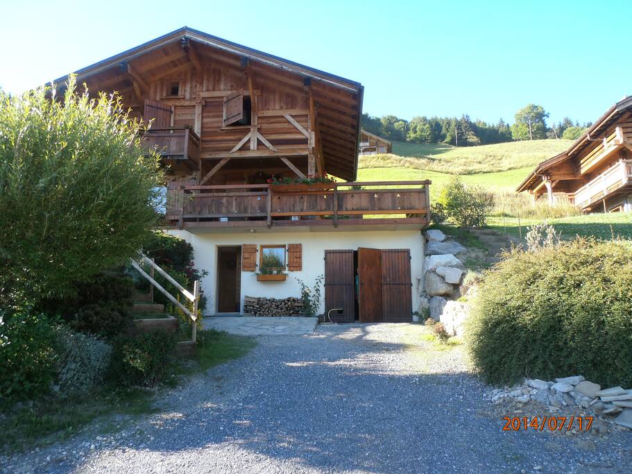 le chalet l'été