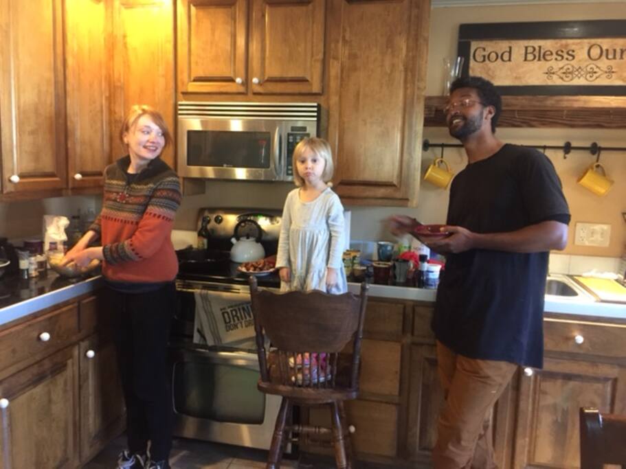 You'll love cooking in our well-equipped kitchen