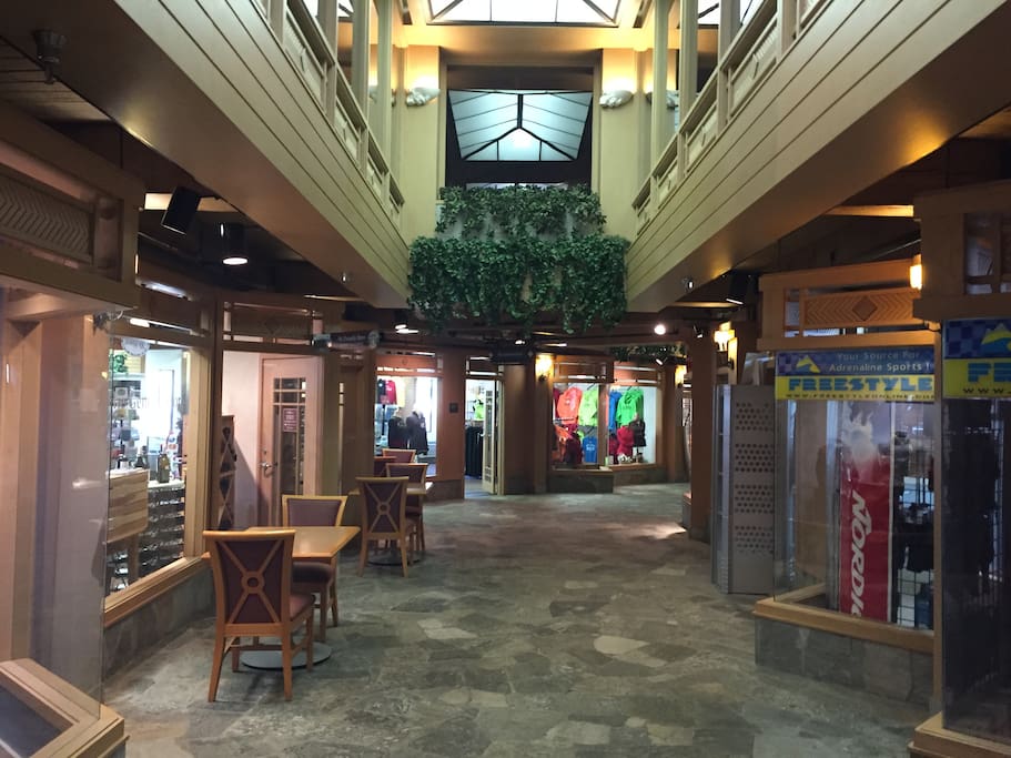 lobby of main lodge
