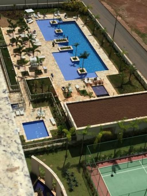 Parte da área de lazer