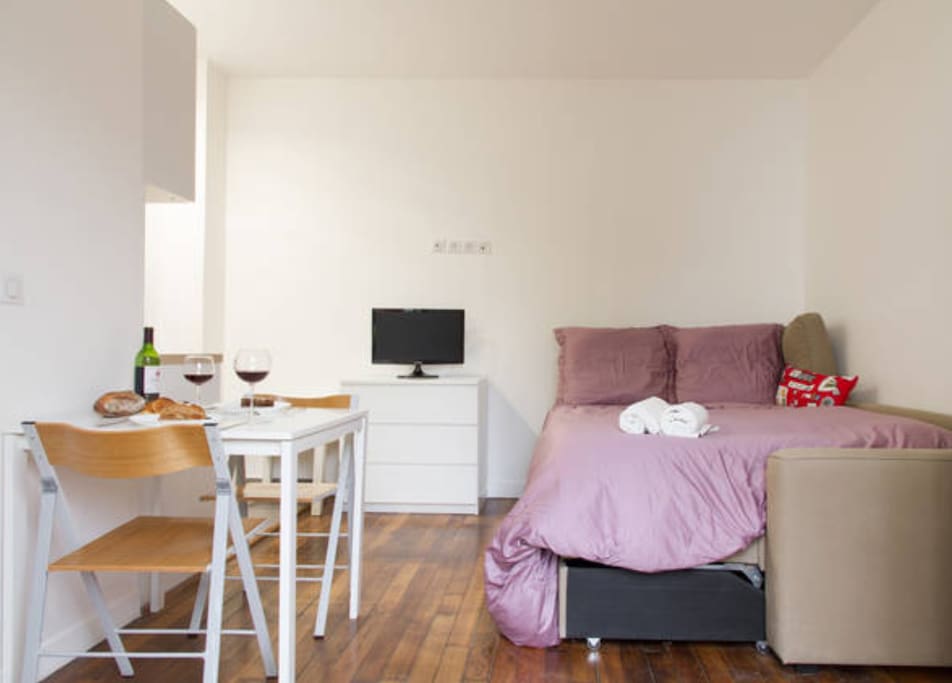 Conveniently Located Genuine Parisian Studio