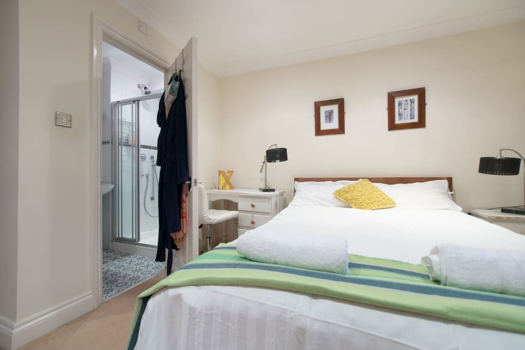 Bedroom 1 with double bed - view 1 (with ensuite shower room)