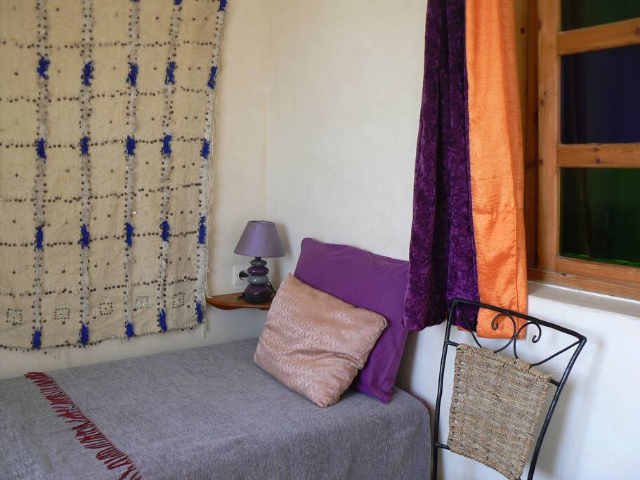 chambre 2 lits appartement Menthe