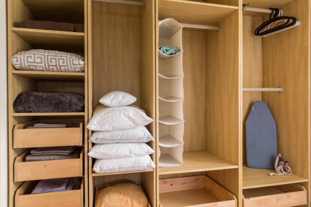 Closet in master suite