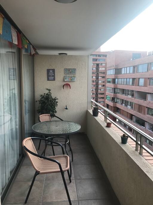 Terraza con vista panoramica.