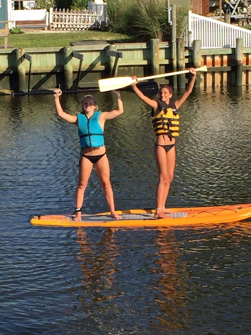 Paddle board on our quiet calm lagoon