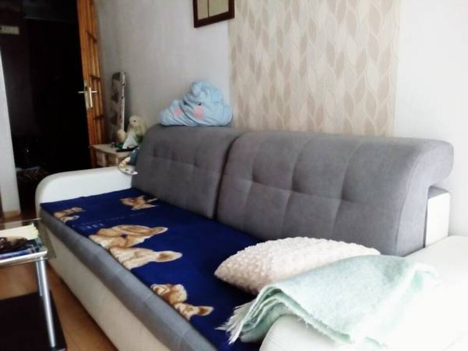 Kanapa rozkładana / Opened sofa