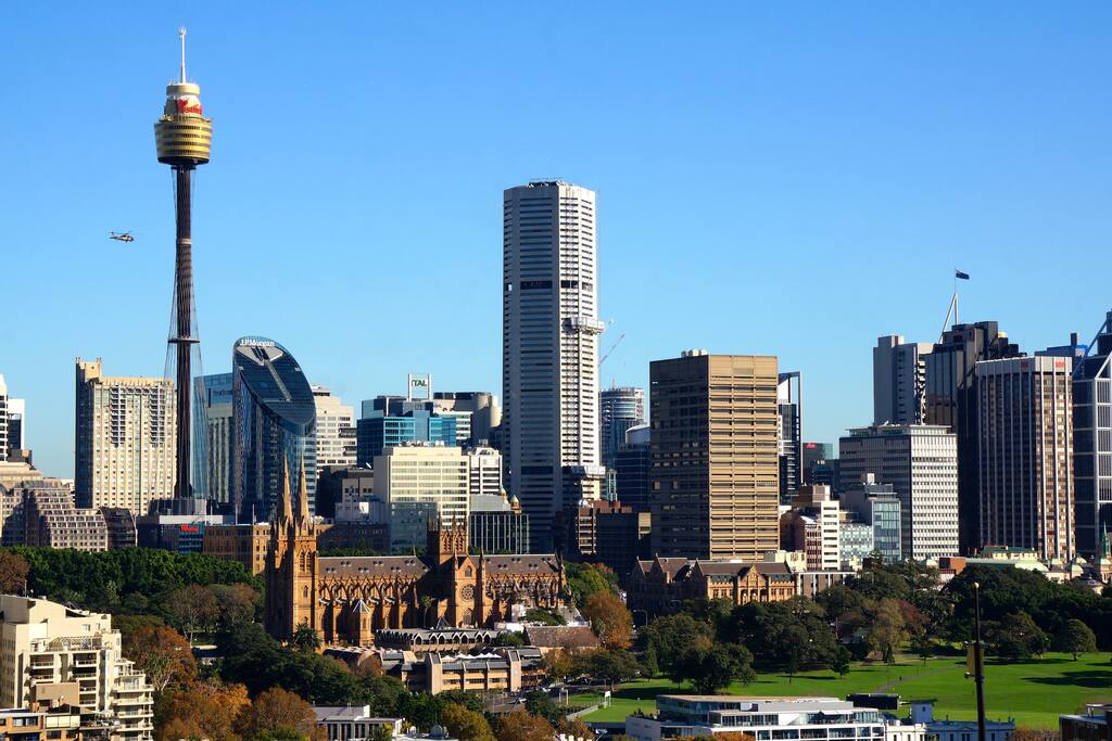 View of city