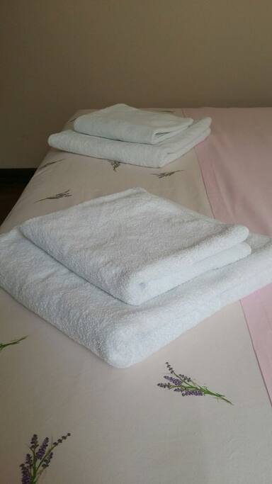 fresh towels
