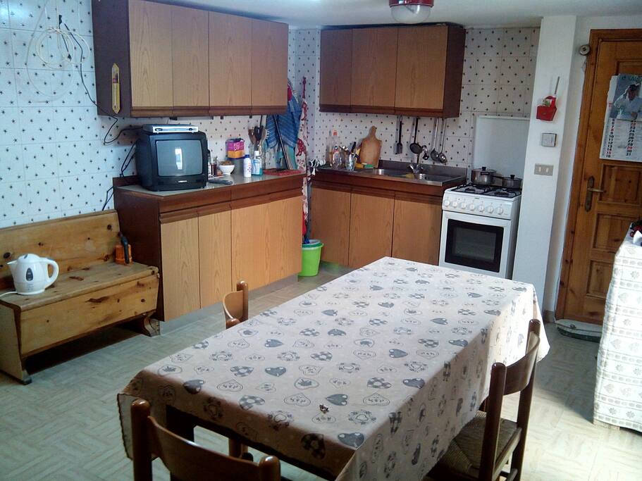 The kitchen.