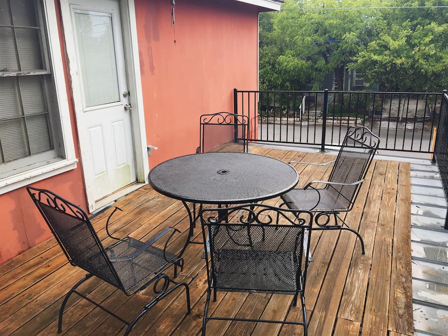 Deck for enjoying the fresh air