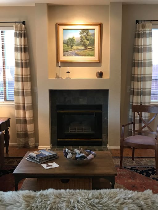 Shared common area fireplace