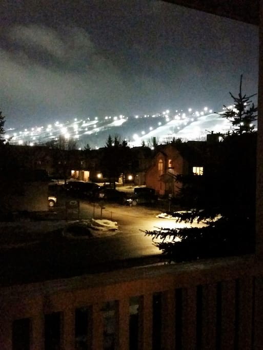 Your view of the mountain. watch the fireworks from the livingroom