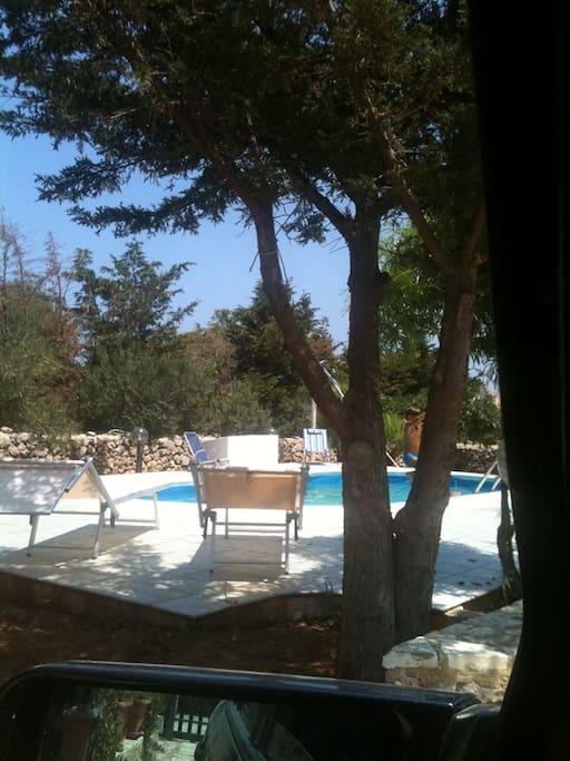 la piscina