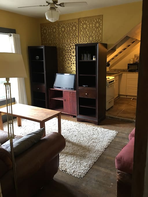 Living space and kitchen orientation