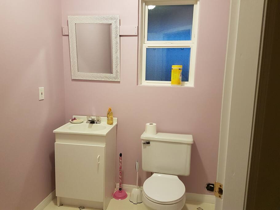 Private bathroom with a shower
