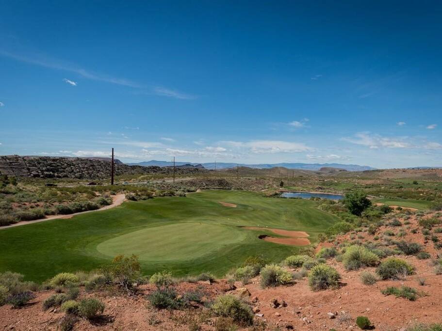 Patio Views Of Coral Canyon Golf Course