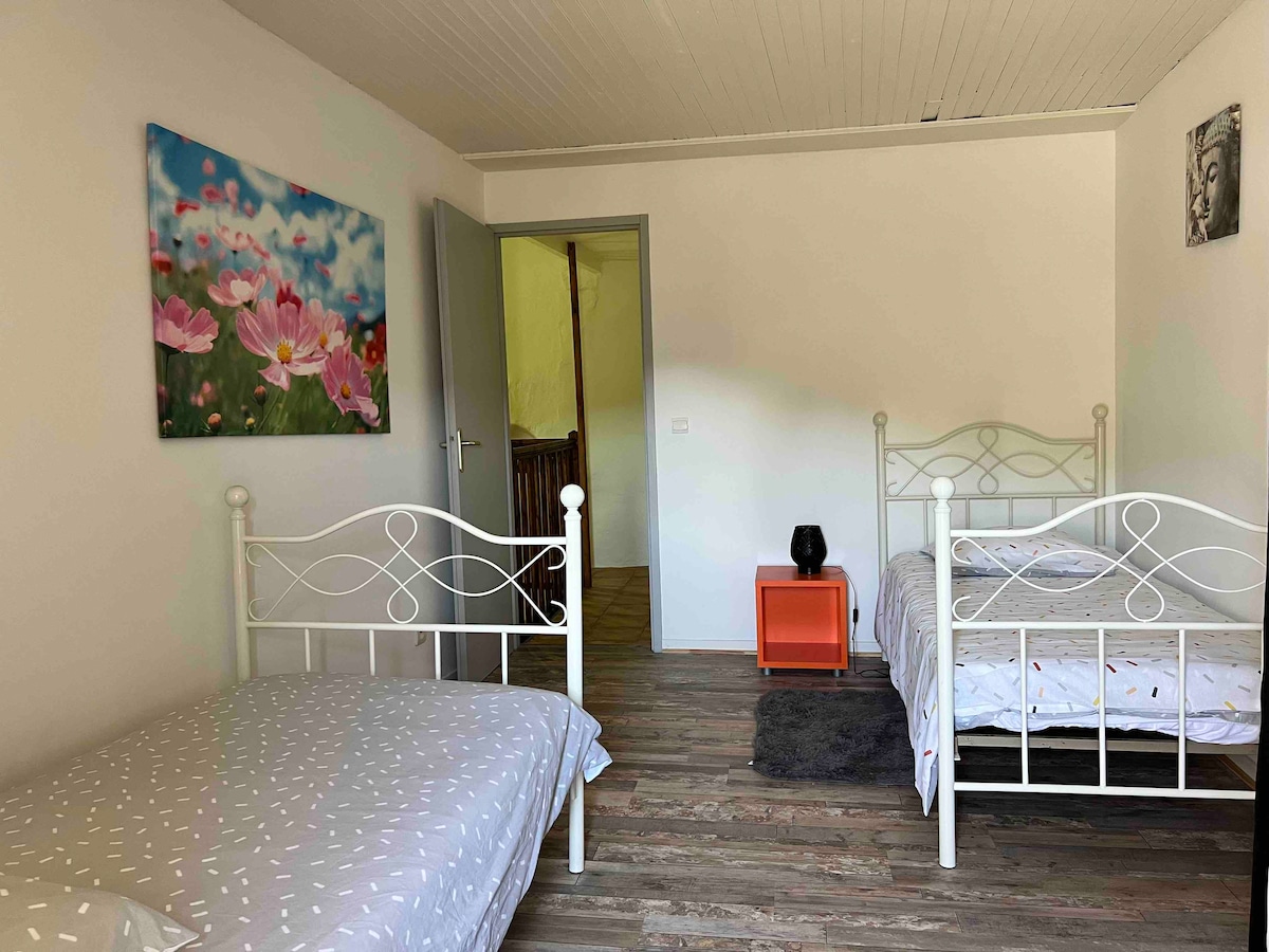 Chumba chenye vitanda pacha