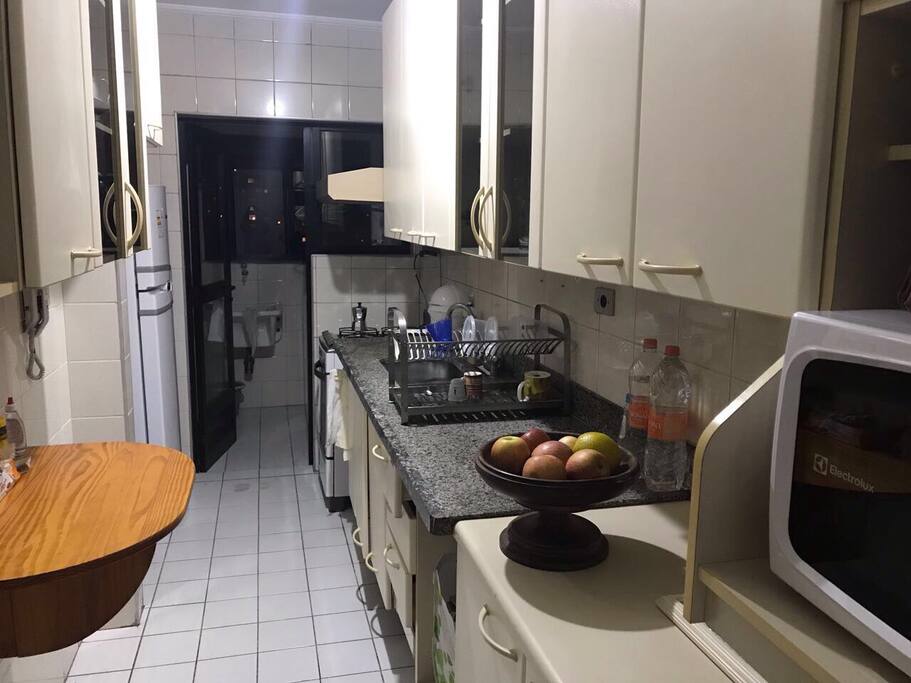 The kitchen.