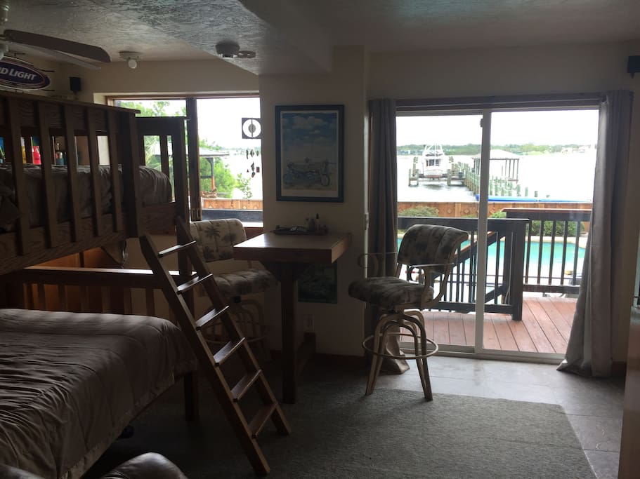 Great view with easy access to the large pool.