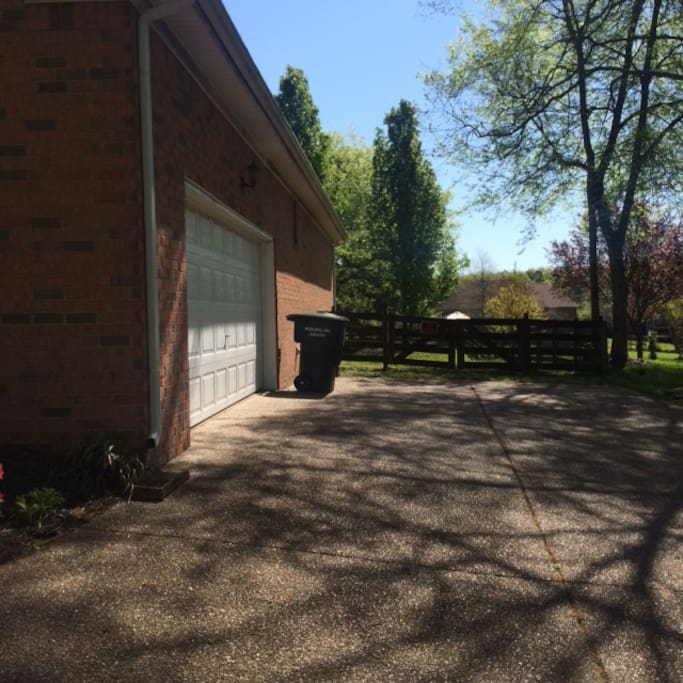 Side entrance