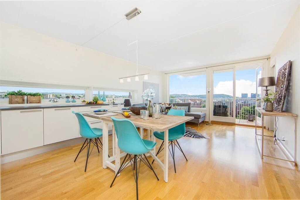 kitchen and living room - shared