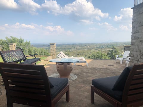 Villa Overview in the heart of Tuscia