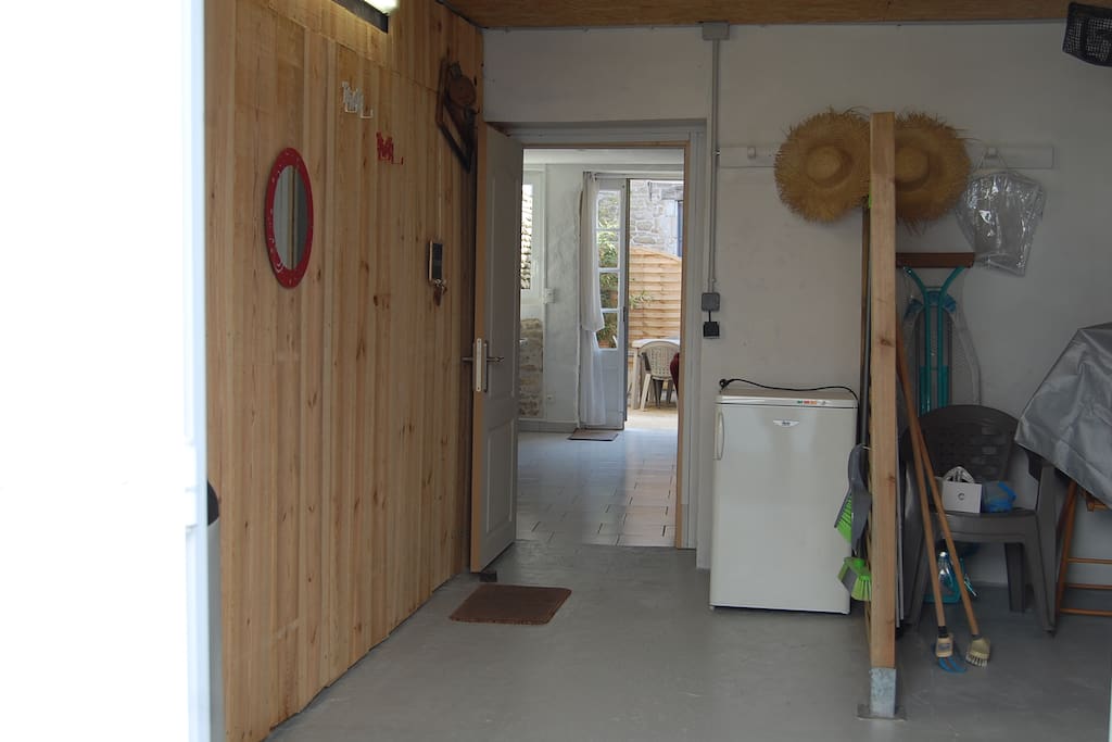 entrée garage
